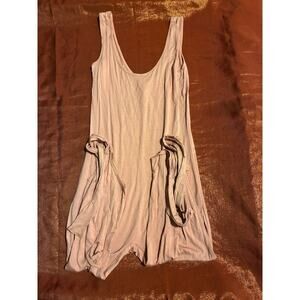 Jasmine Jumpsuit Womens M Sleeveless Scoop Neck Rayon Spandex Stretch Pink